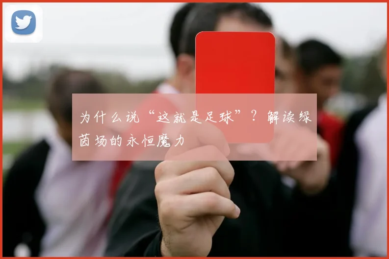 为什么说“这就是足球”?解读绿茵场的永恒魔力